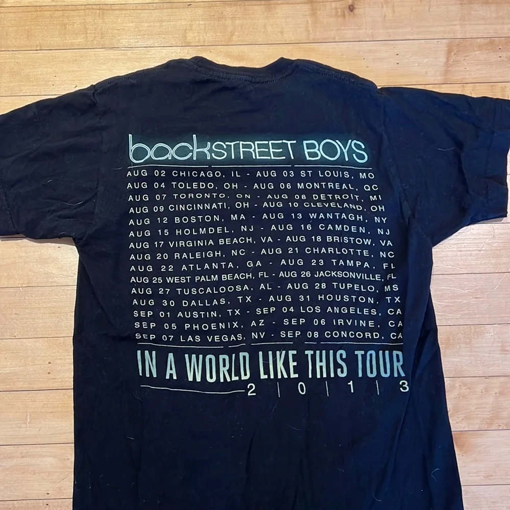 Women's Black 'In A World Like This' Tour Tee
